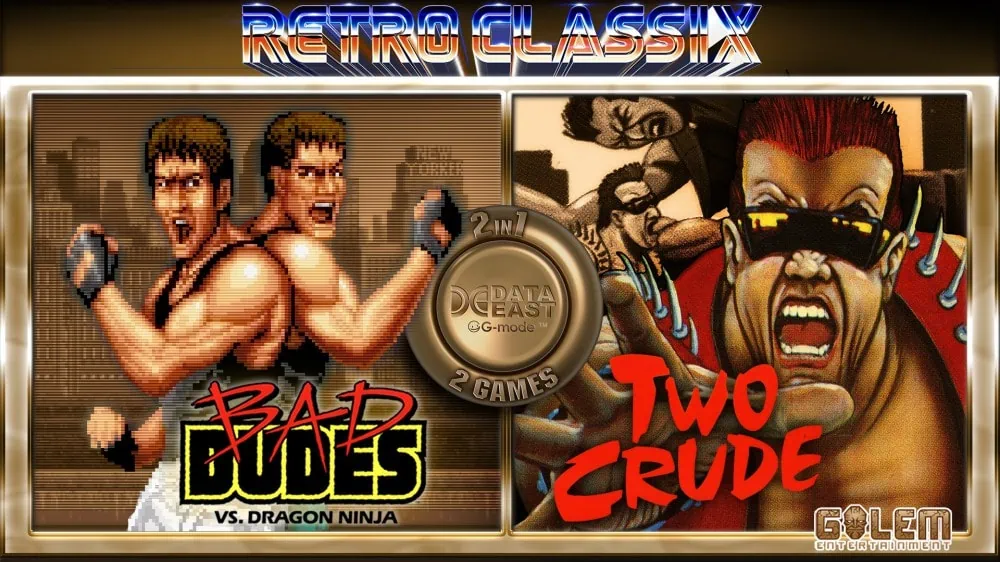 复古经典2合1套装:坏男人和两个粗野男人|Retro Classix 2in1 pack: Bad Dudes & Two Crude Dudes