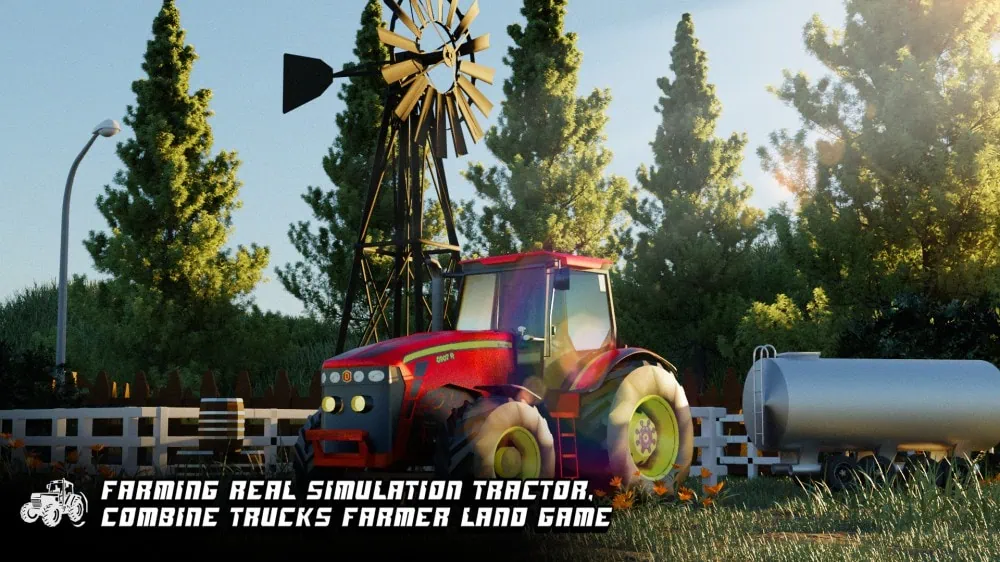 农业真实模拟拖拉机联合卡车农民土地游戏|Farming Real Simulation Tractor, Combine Trucks Farmer Land Game