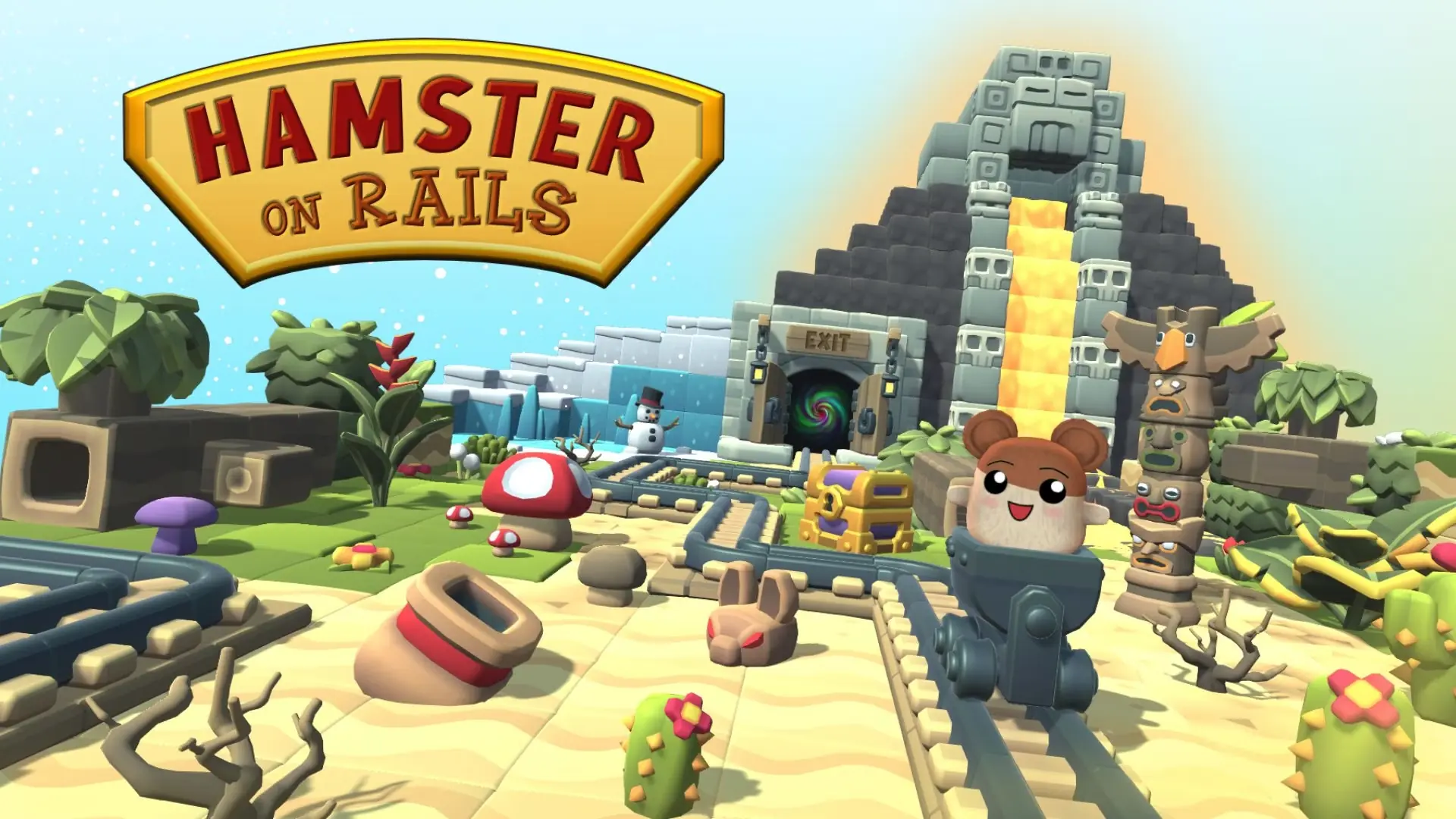 铁轨上的仓鼠|Hamster on Rails